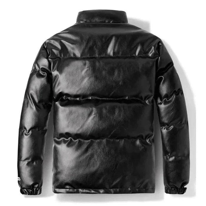 Jaqueta puffer masculina Zelvon ZLN024 com tecido acolchoado, zíper frontal, enchimento térmico e corte alinhado para dias frios.